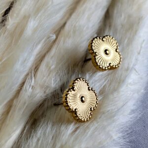 Eterna Clover Earrings (Gold)