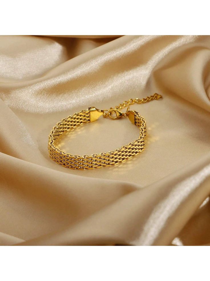Gold Mesh Bracelet