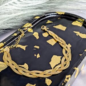 Serpentina – Triple Layer Snake Chain Bracelet