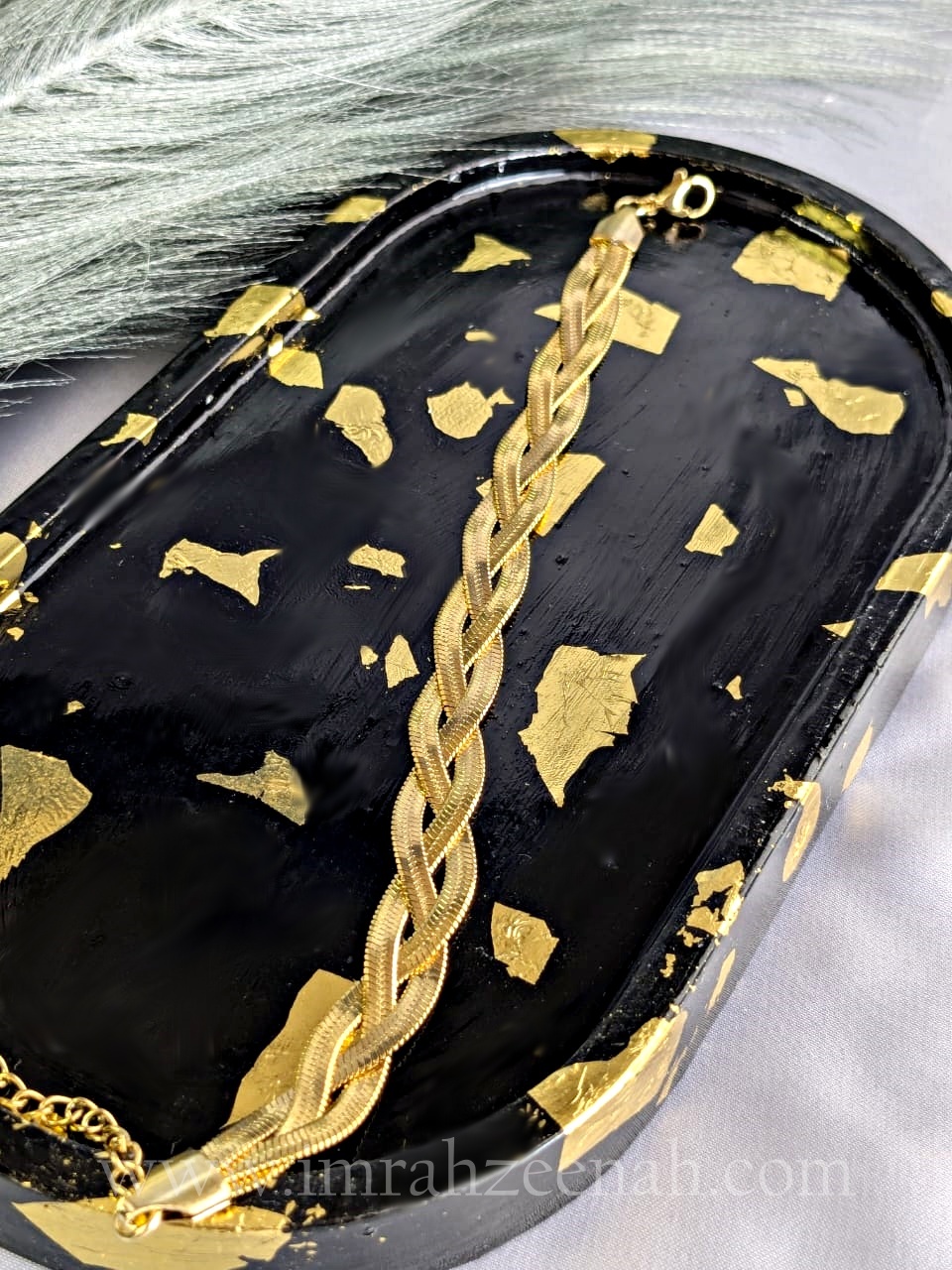 Serpentina – Triple Layer Snake Chain Bracelet - Image 2