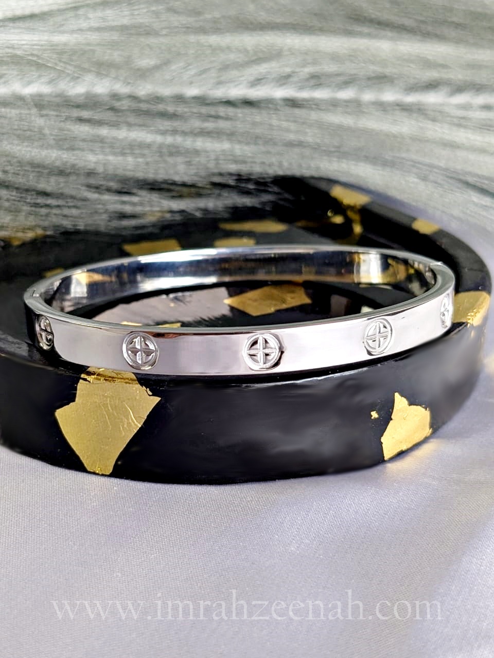 Silver Sleek Bangle - Image 2