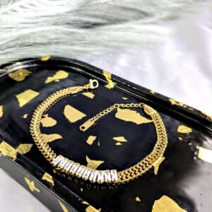 Radiant Gold Tennis Bracelet