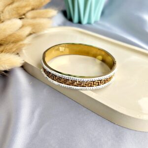 Versace Inspired Golden Bangle