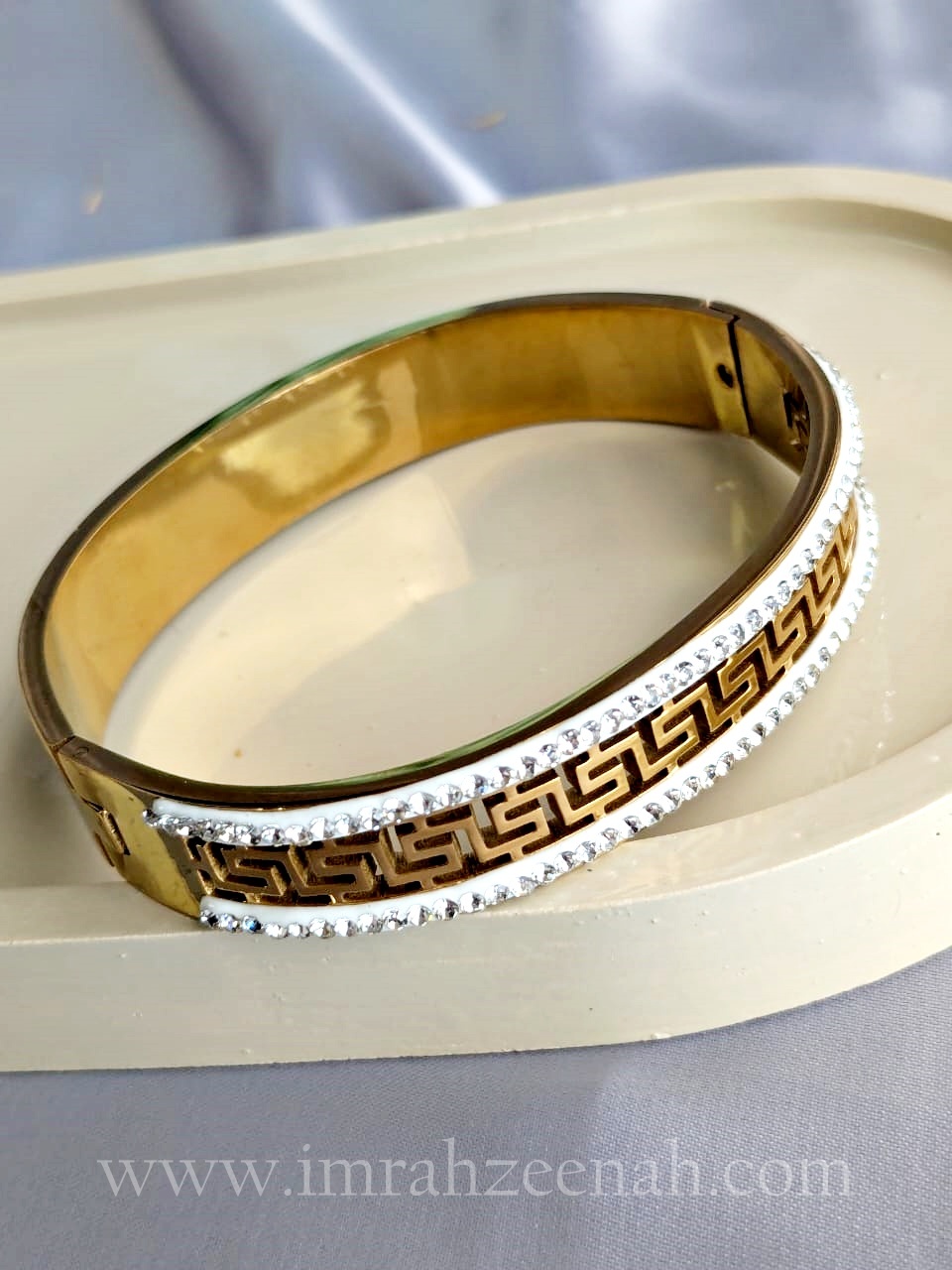 Versace Inspired Golden Bangle - Image 2