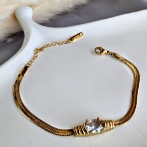 Sahira Bracelet - Striking White