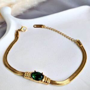 Sahira Bracelet - Emerald Green