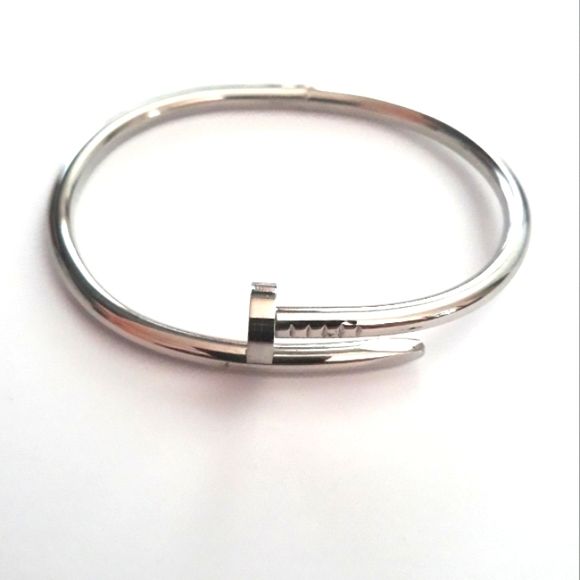 Luxury Nail Bangle – Cartier Style, Tarnish-Free, Multiple Designs - Image 2