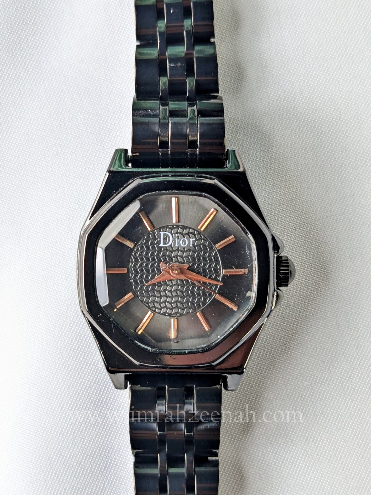 Dior Inspired Watch, Precision Quartz, all black