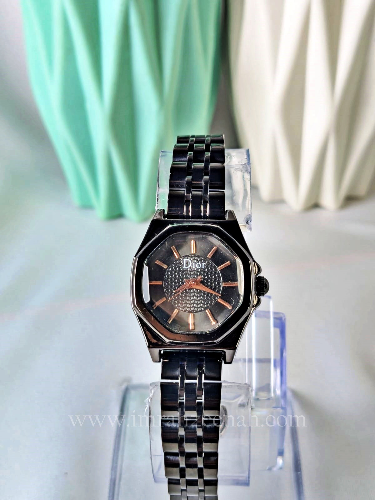 Dior Inspired Watch, Precision Quartz, all black