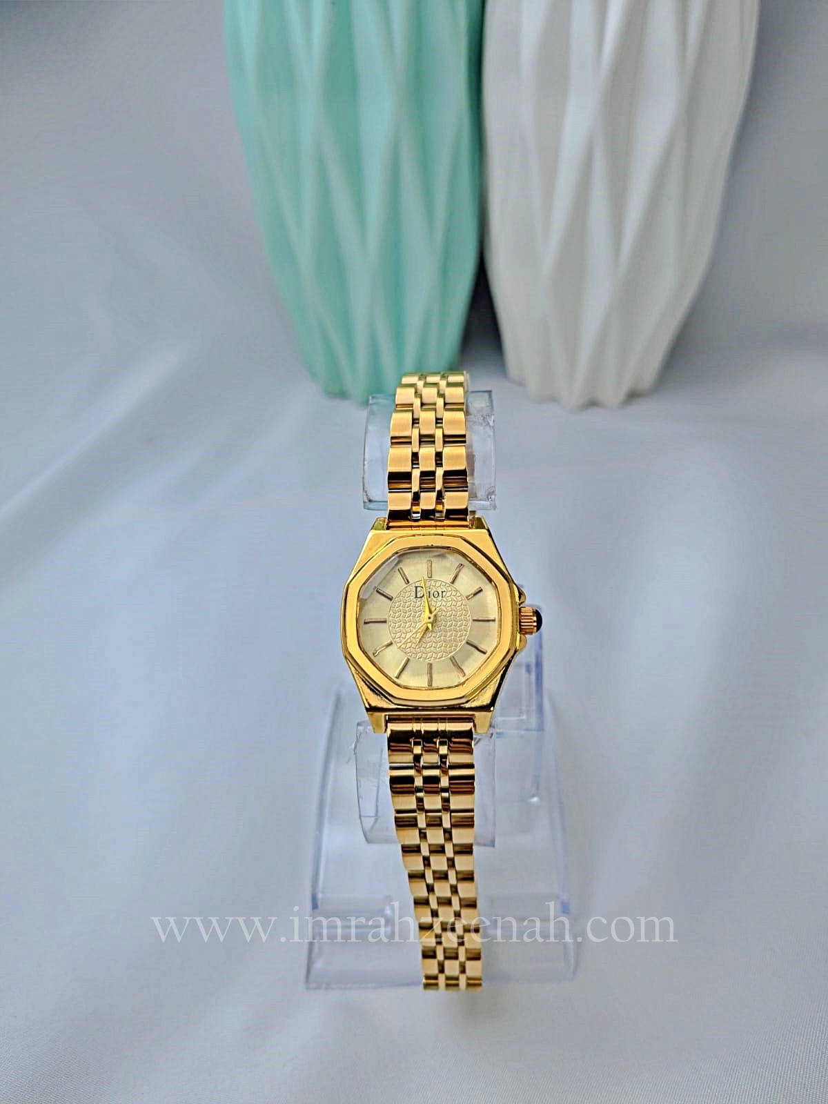 Dior Inspired Watch, Precision Quartz, all gold