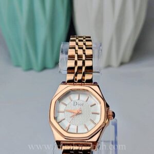 Dior Inspired Watch, Precision Quartz, rose gold stainless steel