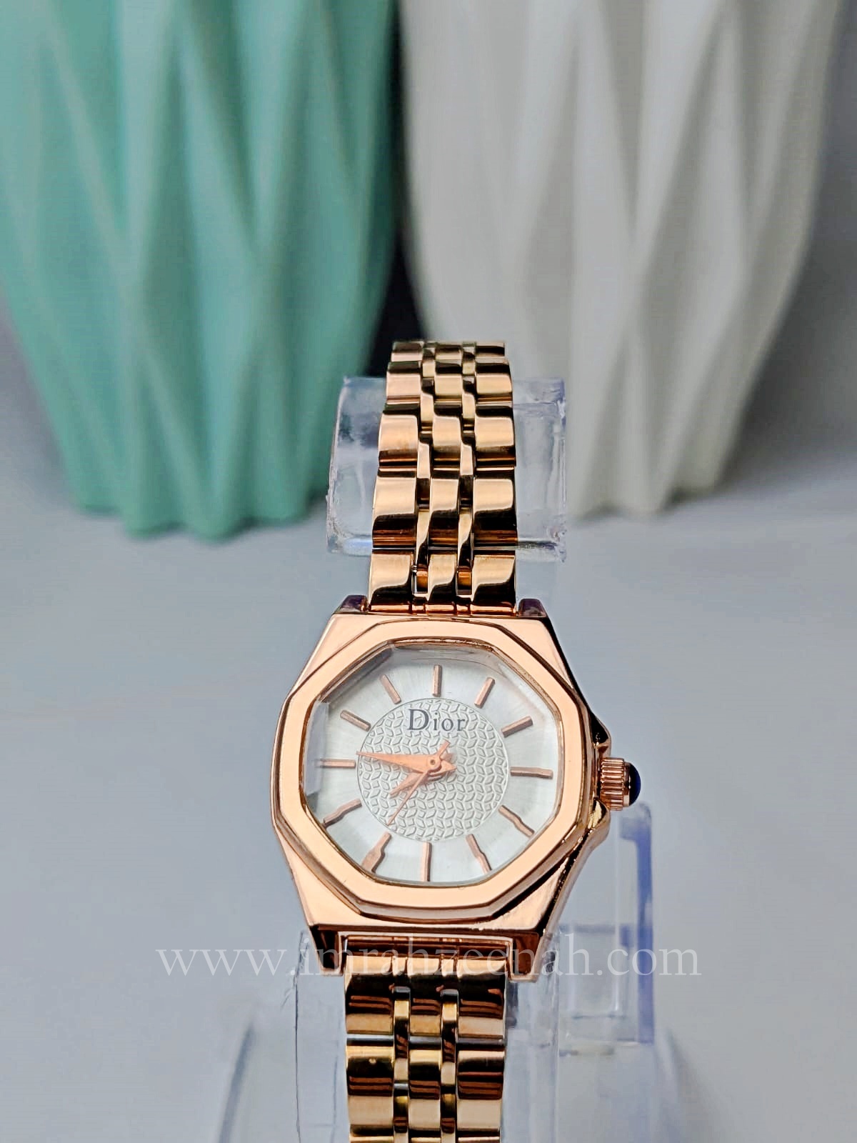 Dior Inspired Watch, Precision Quartz, rose gold stainless steel