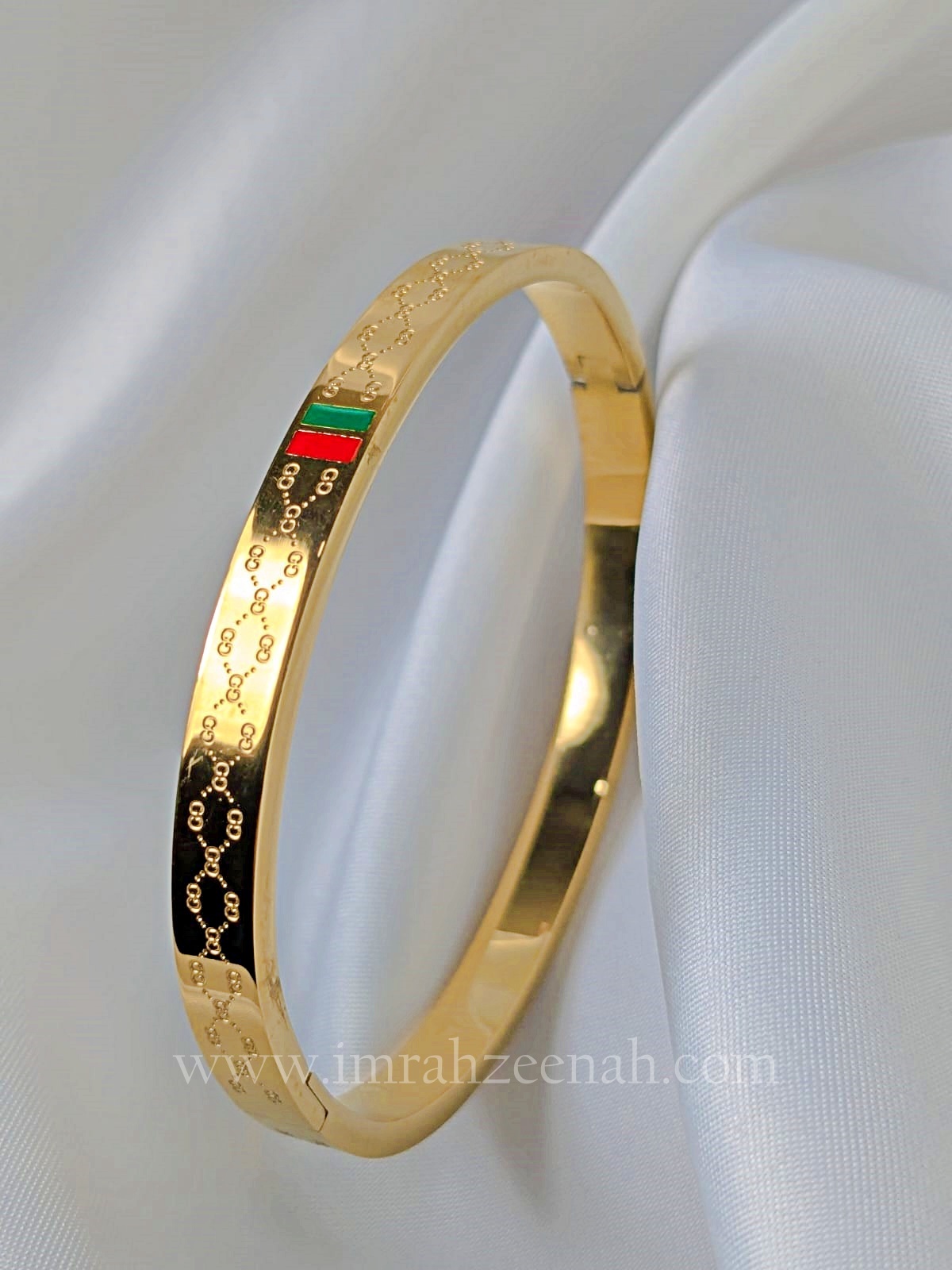 Gucci-Inspired Sleek Stainless Steel Bangle – Waterproof & Anti-Tarnish