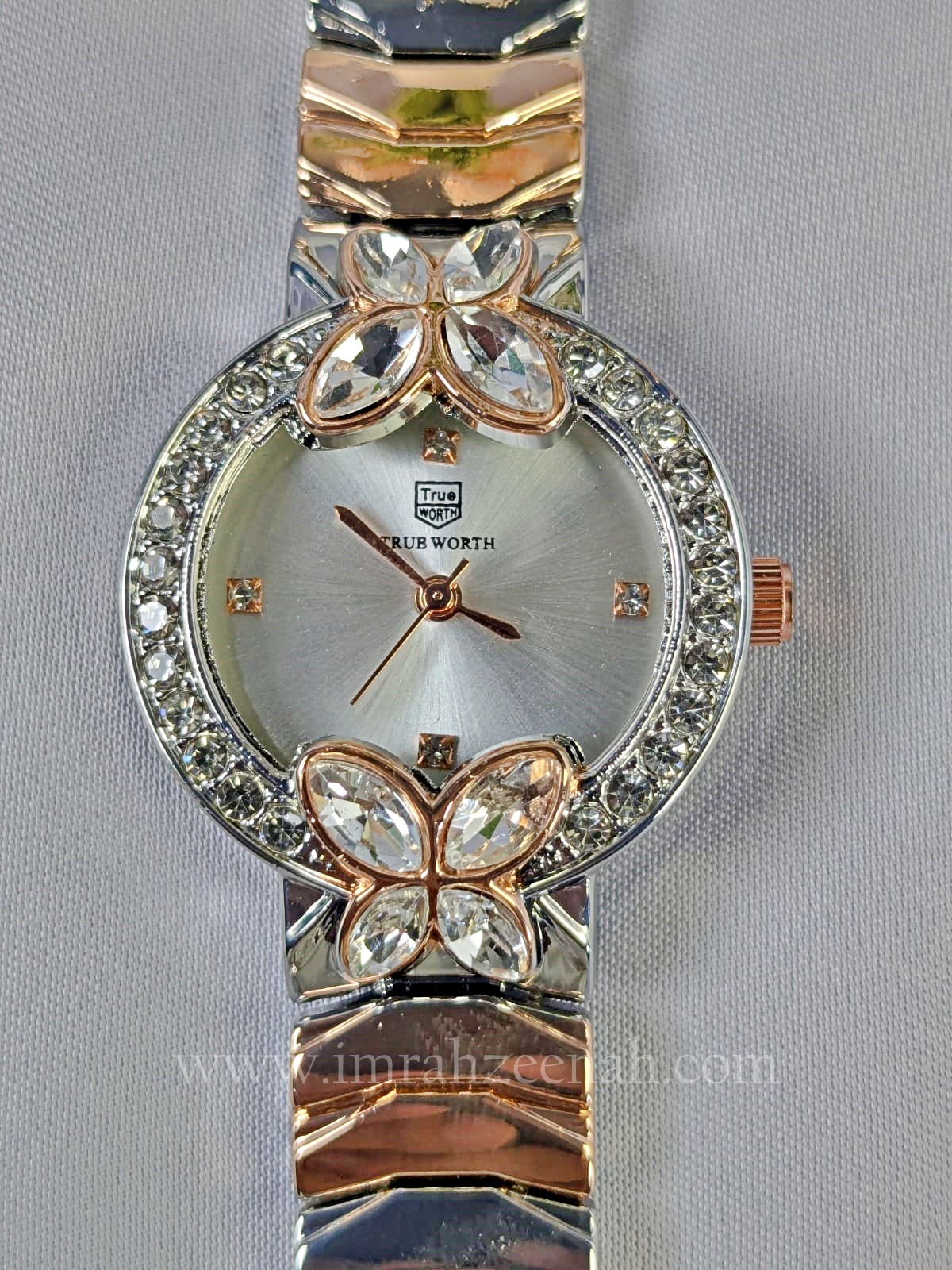 True woth aurora butterfly watch two tone & all golden