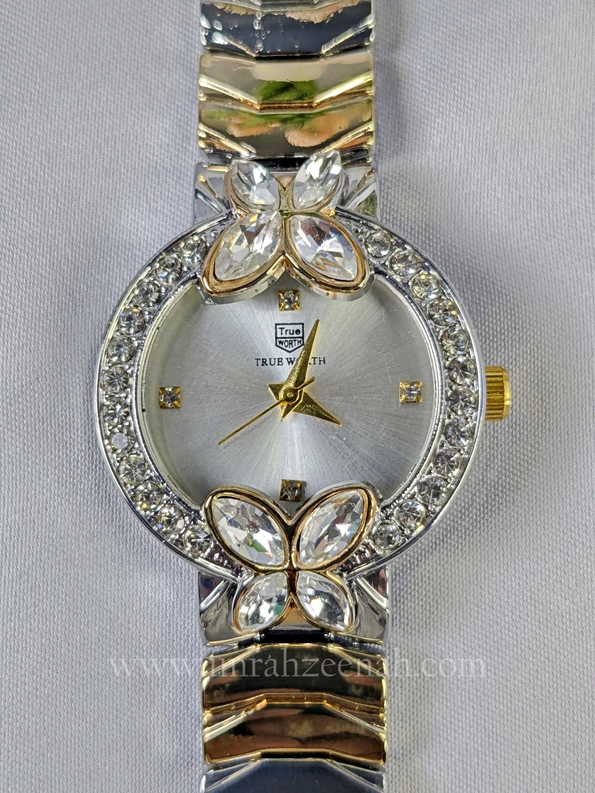 True woth aurora butterfly watch two tone & all golden