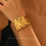 Bold Leaf Statement Cuff - 040