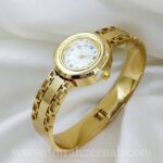 Gold Openable Cuff Watch - 030