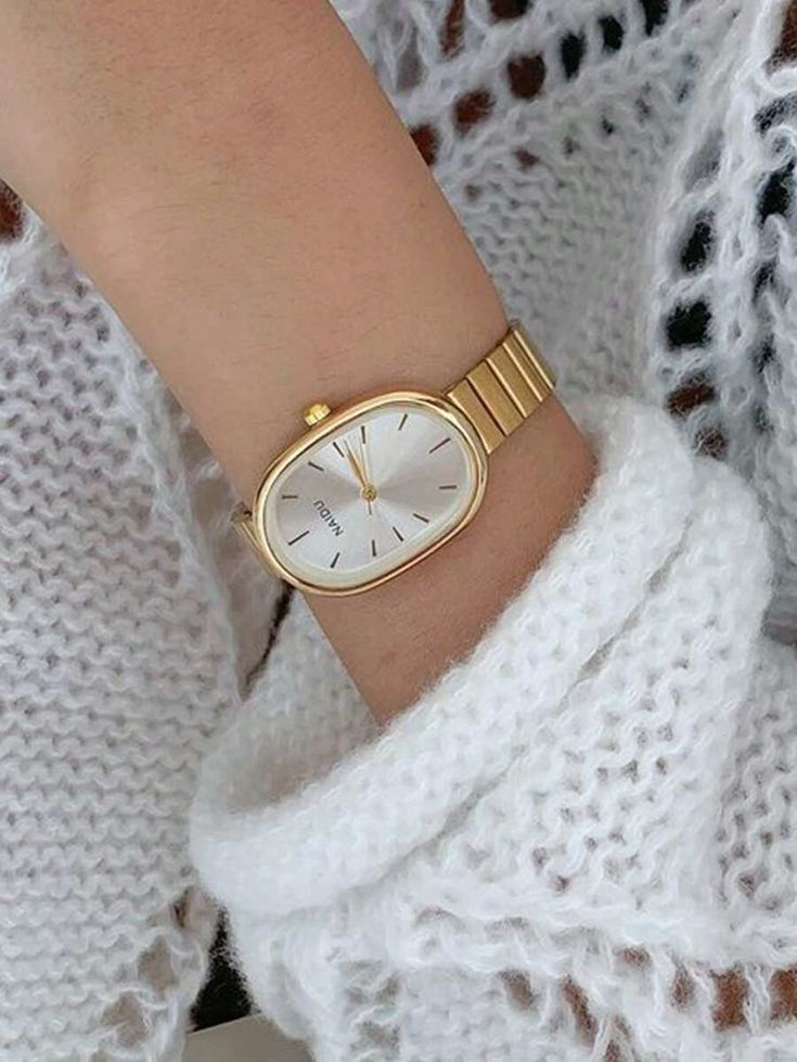 Naidu golden sleek elegant watch