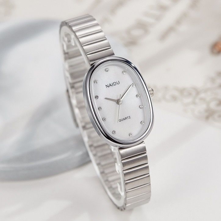 Naidu silver sleek elegant watch