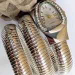 Snake Silver Stainless Steel Watch